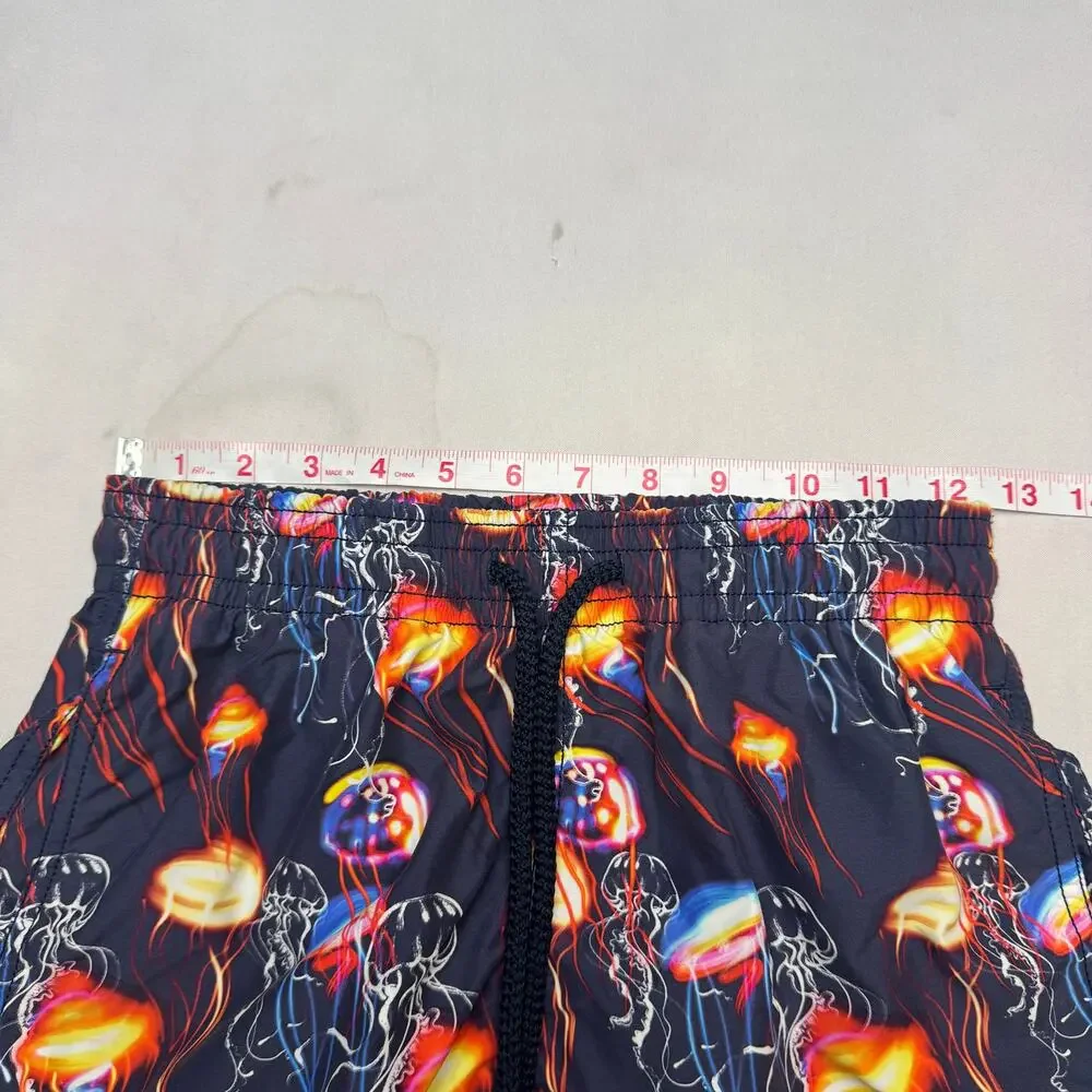 Vilebrequin Moorea Neo Medua Swim Trunks Shorts Men's XS Jellyfish